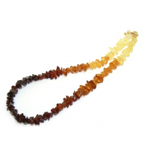 Copal Amber Chip Beaded Necklace Copal Amber Chip Beaded Necklace